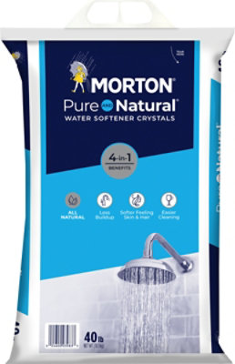 Morton Water Softener Salt Crystals Pure and Natural - 40 Lb - Image 2