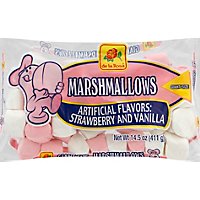 De La Rosa Marshmallows Strawberry And Vanilla Giant Size Bag - 14.5 Oz - Image 2
