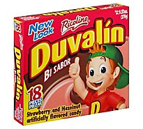 Duvalin Flavored Candy Strawberry and Hazelnut Box 18 Count - 9.52 Oz