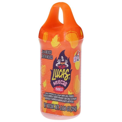 Lucas Candy Muecas Lollipop With Chili Powder Mango Bottle - 0.88 Oz - Image 2