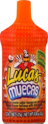 Lucas Candy Muecas Lollipop With Chili Powder Mango Bottle - 0.88 Oz - Image 2