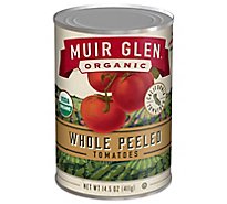 Muir Glen Tomatoes Organic Peeled Whole - 14.5 Oz