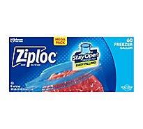 Ziploc Brand Freezer Bags Mega Pack Gallon - 60 Count