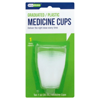 Solo Graduated Plastic Medicine Cup 1 oz. P101M