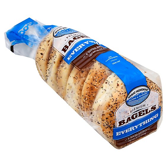Wheat Montana Bagels Whole Works - 20 Oz