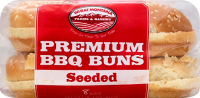 Wht Mt Bbq Seeded Buns - 20 Oz - Image 2