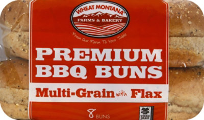 Wht Mt Bbq Mulit Grain Buns - 20 Oz - Image 2