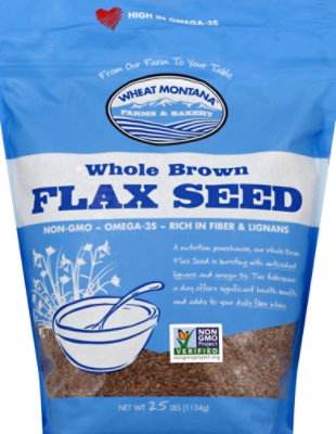 Wheat Mon Whl Brwn Flax Seed - 1.75 Lb - Image 2