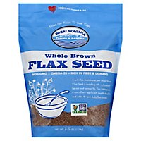 Wheat Mon Whl Brwn Flax Seed - 1.75 Lb - Image 1
