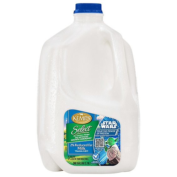 Kemps Select 2% Reduced Fat Milk Jug - 1 Gallon