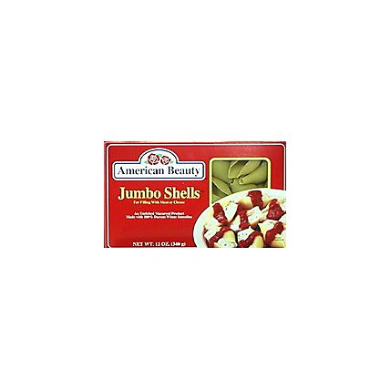 American Beauty Pasta Shells Jumbo - 12 Oz - Image 1