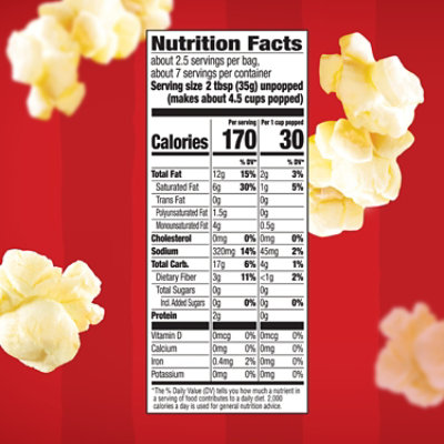 Orville Redenbacher's Butter Popcorn Classic Bag - 3 Count - Image 2