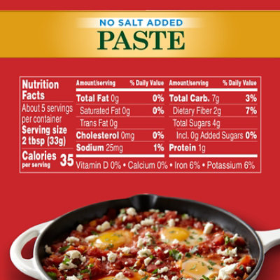 Hunt's No Salt Added Tomato Paste - 6 Oz - Image 2