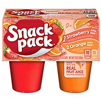 Snack Pack Juicy Gels Orange Strawberry - 4-3.25 Oz - Image 1