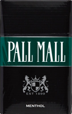 Pall Mall Cigarettes King Menthol Black Box - Pack - Image 2