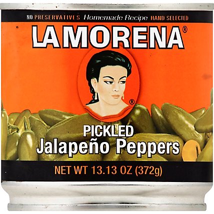 La Morena Peppers Jalapeno Pickled Can - 13.13 Oz - Image 2