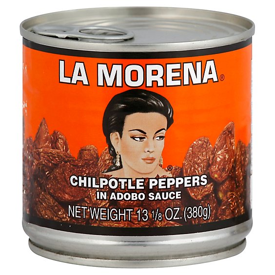 La Morena Peppers Chipotle In Adobo Sauce Bag - 13.125 Oz