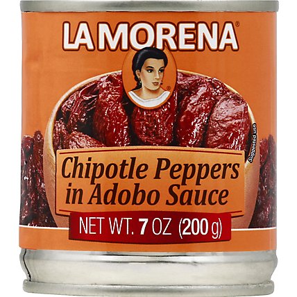 La Morena Peppers Chipotle in Adobo Sauce - 7 Oz - Image 2