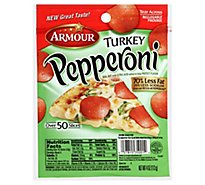 Armour Sliced Turkey Pepperoni - 4 Oz