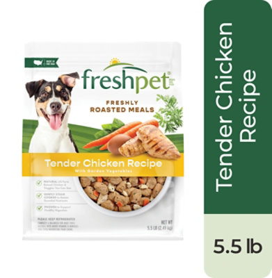 Freshpet Healthy and Natural Dog Food Fresh Tender Chicken Recipe