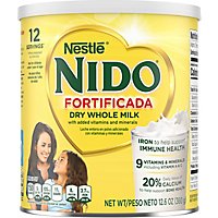 Nido Fortificada Milk Whole Dry Can - 12.6 Oz - Image 2
