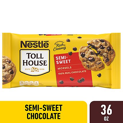 Nestle Toll House Semi Sweet Chocolate Chips - 36 Oz - Image 1
