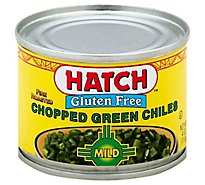 HATCH Select Green Chiles Gluten Free Chopped Fire-Roasted Can - 4 Oz
