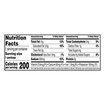 MUNCHIES Crackers Sandwich Jalapeno Cheddar Flavored - 1.38 Oz - Image 3