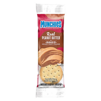 MUNCHIES Crackers Sandwich Peanut Butter Toast Crackers - 1.42 Oz - Image 3