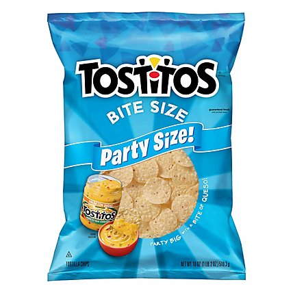 TOSTITOS Tortilla Chips Bite Size Party Size - 18 Oz - Image 1