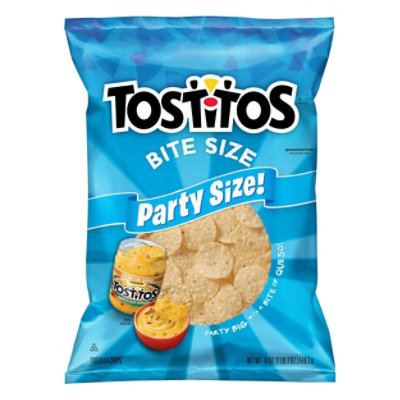 TOSTITOS Tortilla Chips Bite Size Party Size - 18 Oz