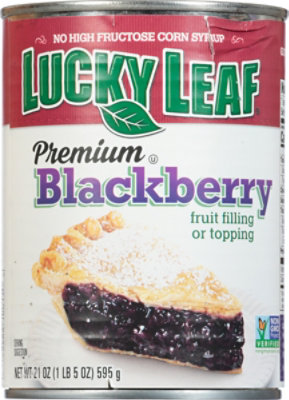 Lucky Leaf Premium Blackbberry Fruit Filling Or Topping - 21 Oz