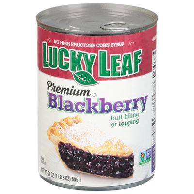 Lucky Leaf Fruit Filling & Topping Premium Blackberry - 21 Oz