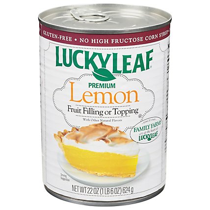 Lucky Leaf Fruit Filling & Topping Premium Lemon - 22 Oz - Image 1
