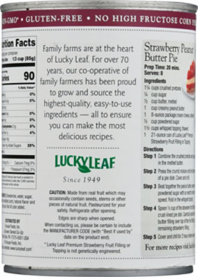 Lucky Leaf Fruit Filling & Topping Premium Strawberry - 21 Oz - Image 6