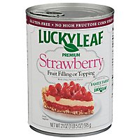 Lucky Leaf Fruit Filling & Topping Premium Strawberry - 21 Oz - Image 1