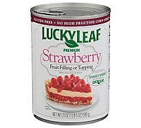 Lucky Leaf Fruit Filling & Topping Premium Strawberry - 21 Oz