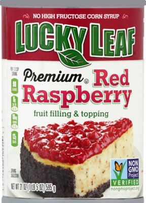 Lucky Leaf Fruit Filling & Topping Premium Red Raspberry - 21 Oz - Image 2
