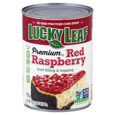 Lucky Leaf Fruit Filling & Topping Premium Red Raspberry - 21 Oz