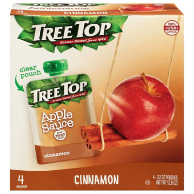 Tree Top Apple Sauce Cinnamon Pouches - 4-3.2 Oz - Image 3