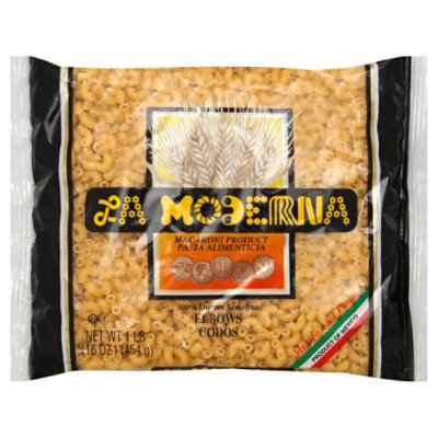 La Moderna Pasta Elbow Bag - 16 Oz - Image 1