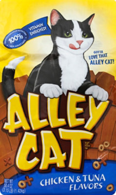 Alley Cat Cat Food Chicken & Tuna Flavors Bag - 3.15 Lb - Image 2