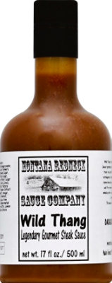 Montana Redneck Sauce Sauce Steak Legendary Gourmet Wild Thang - 17 Oz - Image 2