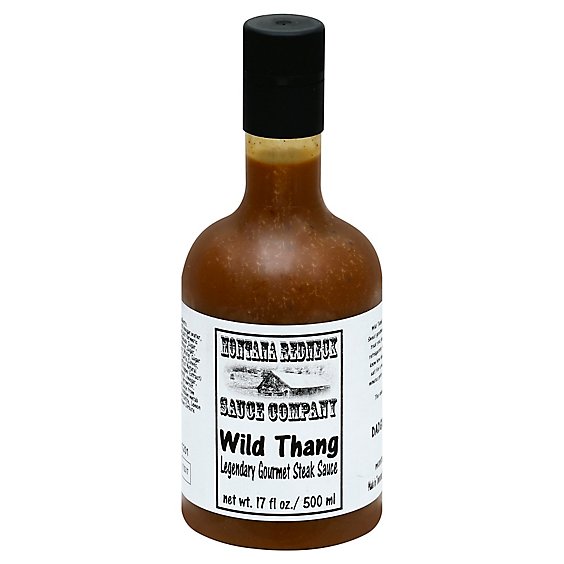 Montana Redneck Sauce Sauce Steak Legendary Gourmet Wild Thang - 17 Oz
