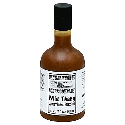 Montana Redneck Sauce Sauce Steak Legendary Gourmet Wild Thang - 17 Oz - Image 1