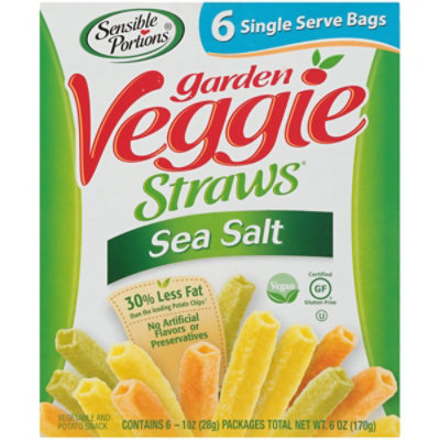 Sensible Portions Garden Veggie Straws DreamWorks Trolls Sea Salt Single Serve Bags - 6-1 Oz - Image 5