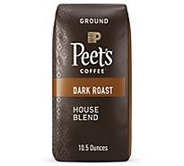 Peet's Coffee House Blend Dark Roast Coffee - 10.5 Oz