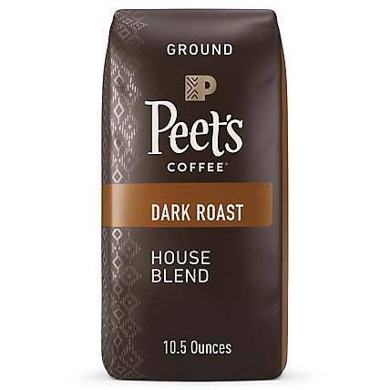 Peet's Coffee House Blend Dark Roast Coffee - 10.5 Oz - Image 1