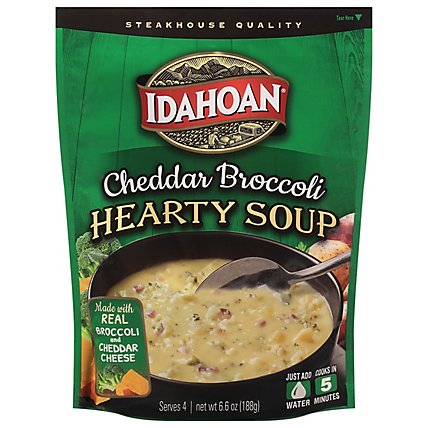 Idahoan Steakhouse Soup Potato Cheddar Broccoli - 6.6 Oz - Image 2