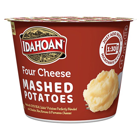 Idahoan Four Cheese Mashed Potatoes Individual Cup - 1.5 Oz